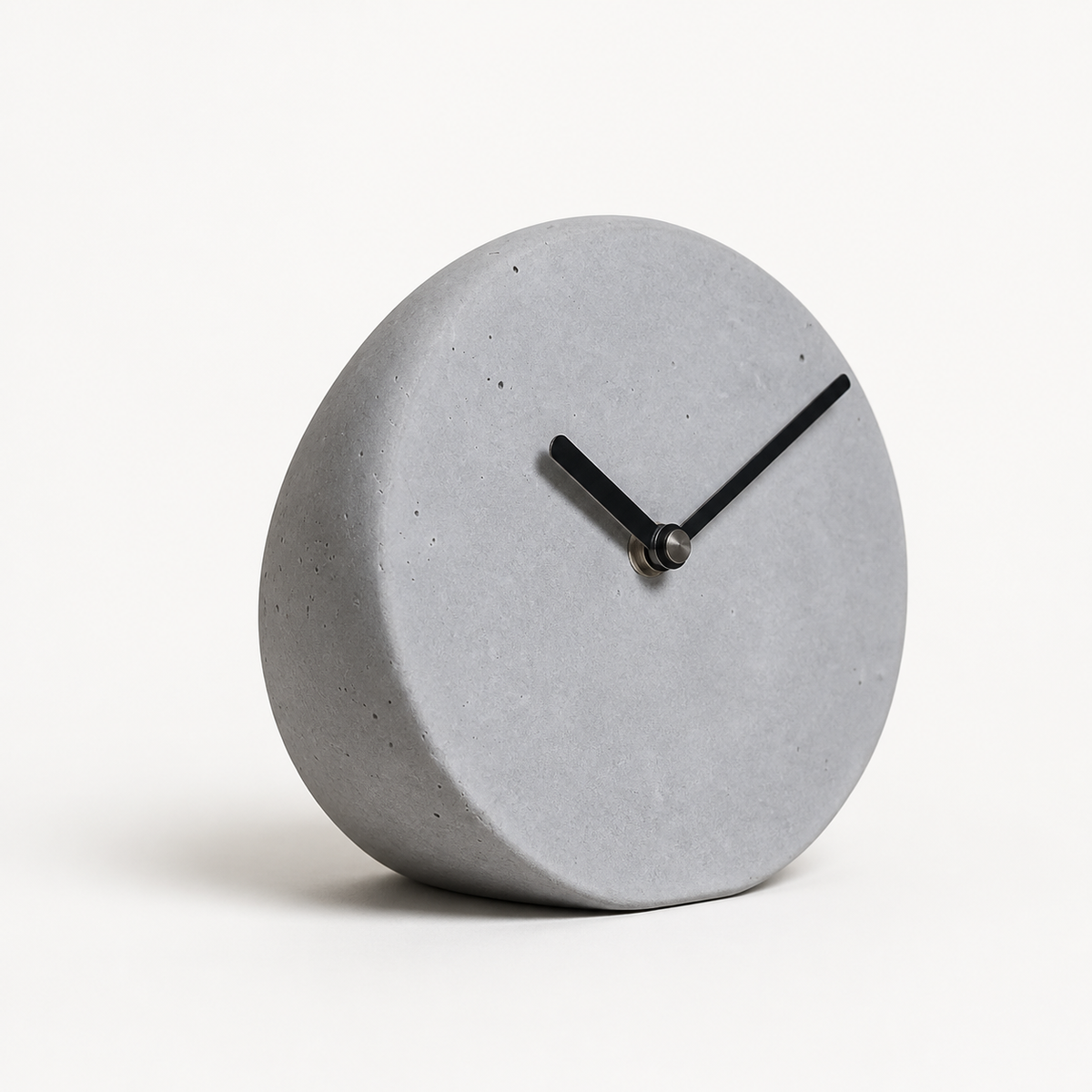 Stoned™ - Concrete Table Clock — plain product — view 06
