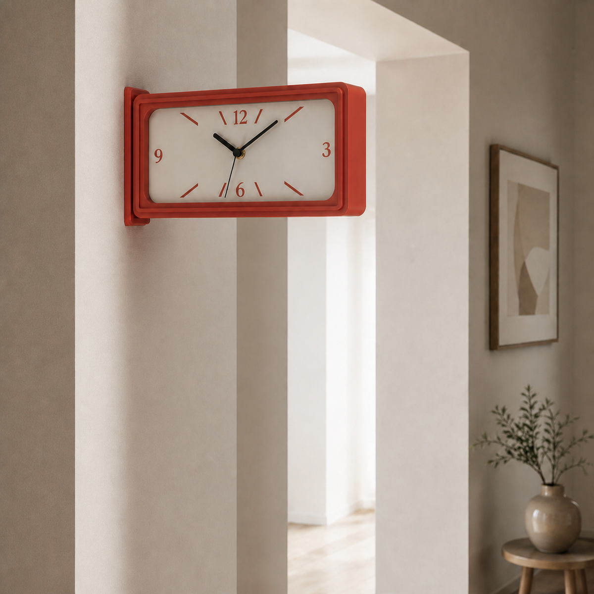 Ticker™ - Double-Sided Clock — detail — view 05