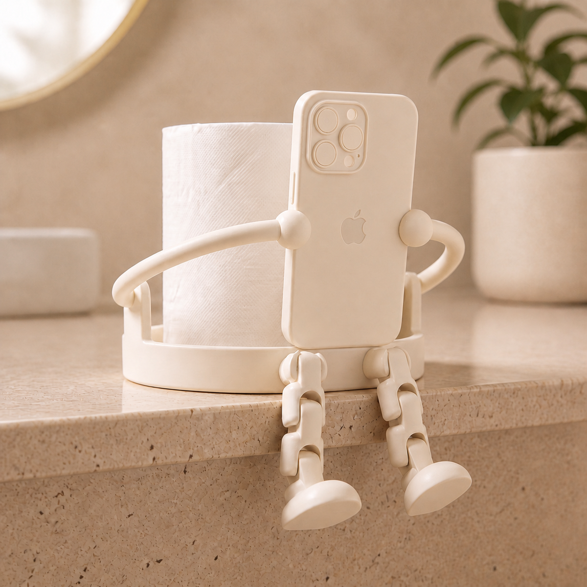 Phoned™ - Tissue-Roll Holder — scale use — view 02