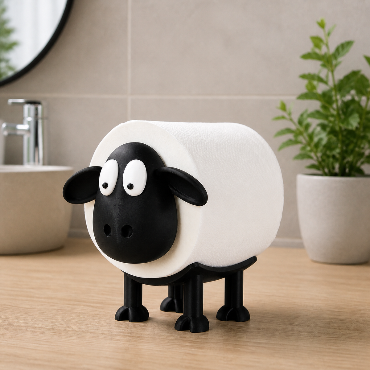 Timmy™ - Toilet-Roll Holder — scale use — view 07