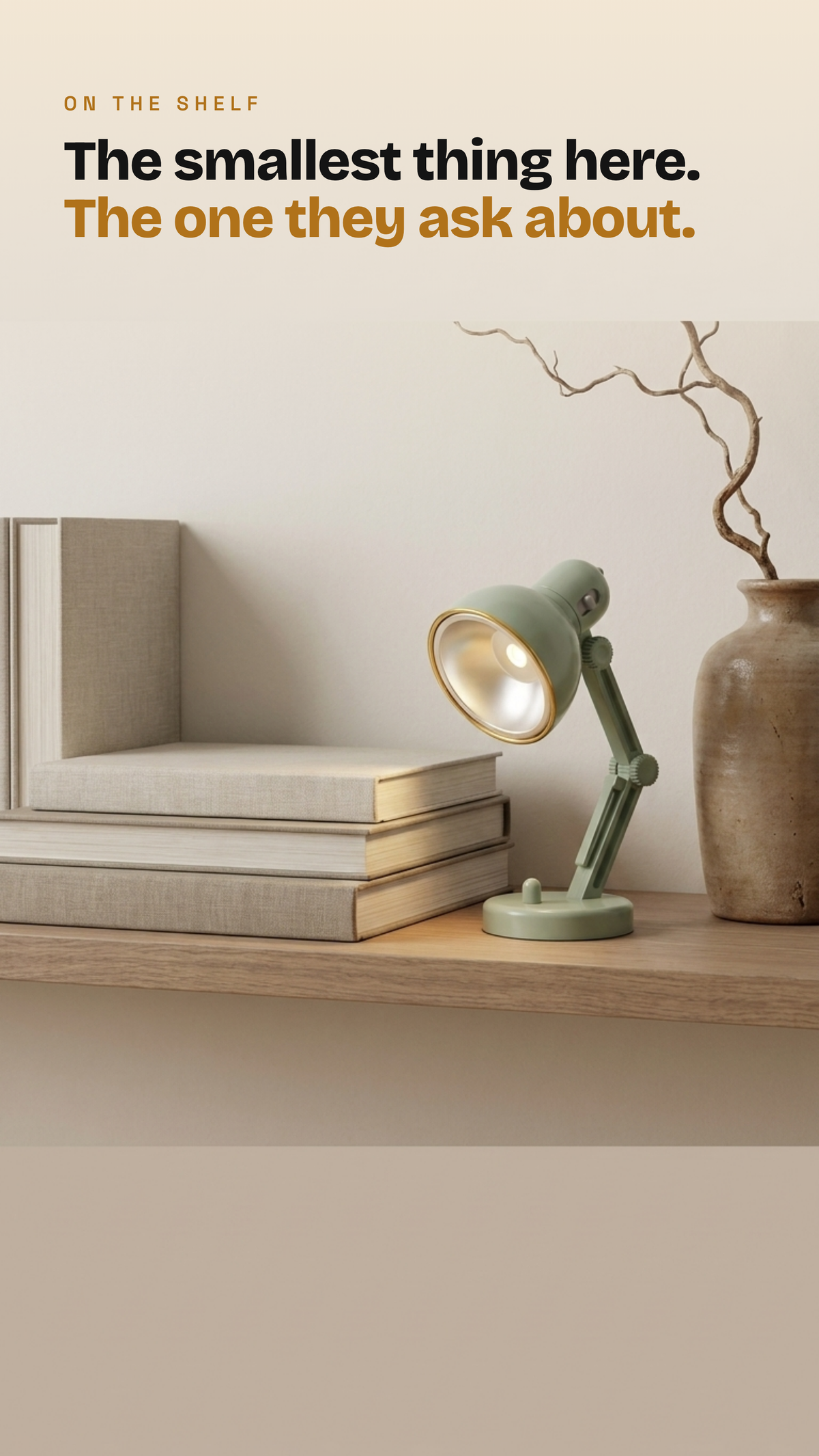 Lantern™ - Mini Desk Lamp — hook text — view 07
