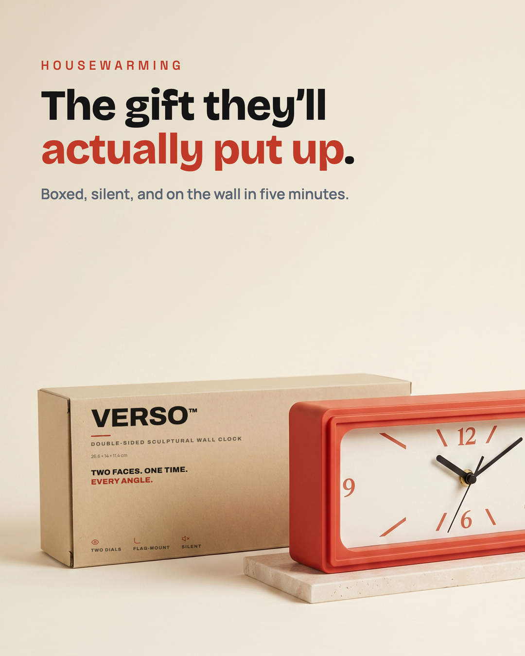 Ticker™ - Double-Sided Clock — lifestyle — view 04